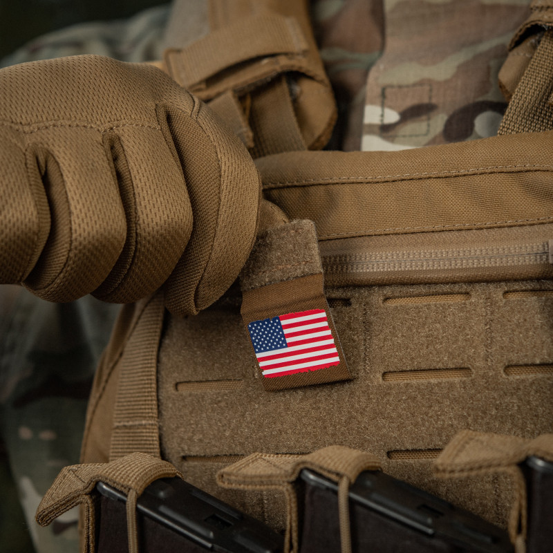 M-Tac MOLLE Patch флаг США Full Color/Coyote
