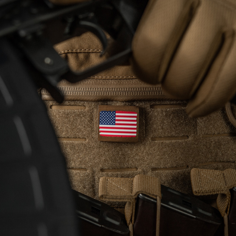 M-Tac MOLLE Patch флаг США Full Color/Coyote