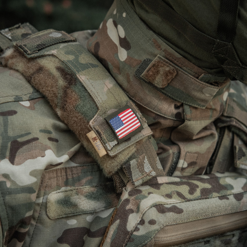 M-Tac MOLLE Patch флаг США Full Color/Ranger Green
