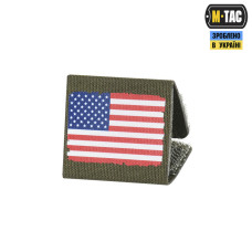 M-Tac MOLLE Patch флаг США Olive/Ranger Green