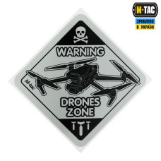 M-Tac наклейка Drones Zone світловідбиваюча Large Black