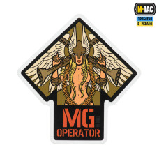 M-TAC НАКЛЕЙКА MG OPERATOR RED/COYOTE