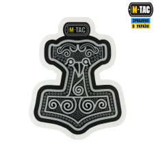 M-Tac наклейка Mjölnir Large светоотражающая Black