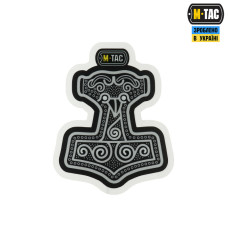 M-Tac наклейка Mjölnir Small светоотражающая Black