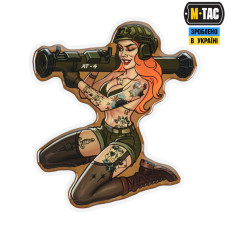 M-Tac наклейка обємна Tactical girl №10 AT4 Тату