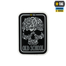 M-Tac наклейка Old School Small светоотражающая Black