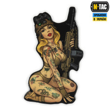M-Tac наклейка обємна Tactical girl №5 Hooligan