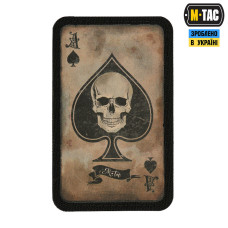 M-Tac нашивка Ace of Spades Coyote/Black