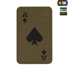M-Tac нашивка Ace of Spades Laser Cut Ranger Green/Black