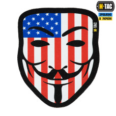 M-Tac нашивка Anonymous Black USA