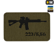 M-Tac нашивка AR-15 .223/5,56 Laser Cut Ranger Green/Black