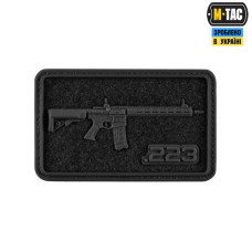 M-Tac нашивка AR-15 Velcro/PVC Black