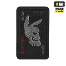 M-Tac нашивка Bad Boy (вишивка) Black