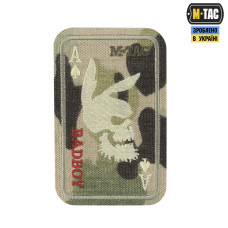 M-Tac нашивка Bad Boy (вишивка) Multicam