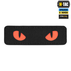 M-Tac нашивка Cat Eyes Laser Cut Black/Red/GID