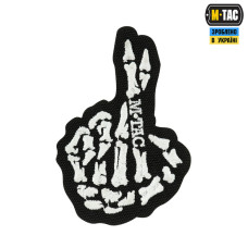 M-Tac нашивка Crossed Fingers (вишивка) Black