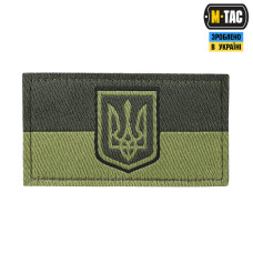 M-Tac нашивка прапор України (жаккард) олива