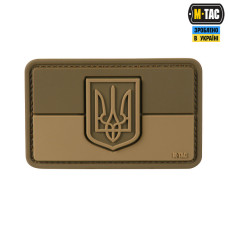M-Tac нашивка флаг Украины с гербом по центру PVC Coyote