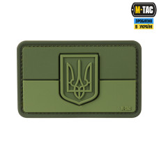 M-Tac нашивка флаг Украины с гербом по центру PVC Olive