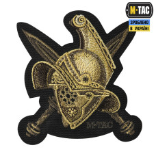M-Tac нашивка Gladiator Helmet (вышивка) Black
