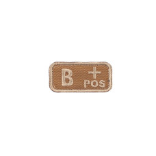 M-Tac нашивка группа крови B+ Pos хаки