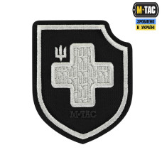 M-Tac нашивка Хрест ЗСУ (вишивка) Black