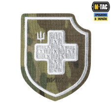 M-Tac нашивка Хрест ЗСУ (вишивка) Multicam