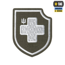 M-Tac нашивка Хрест ЗСУ (вишивка) Ranger Green