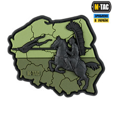 M-Tac нашивка Husaria 3D PVC Olive