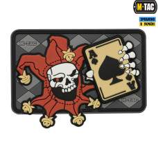M-Tac нашивка Joker Skull 3D ПВХ