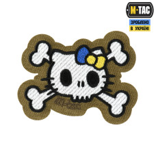 M-Tac нашивка KITTY (вышивка) White/Coyote