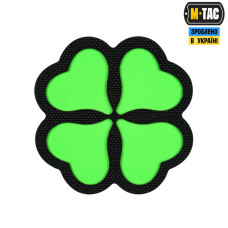 M-Tac нашивка Конюшина GID Black/Green