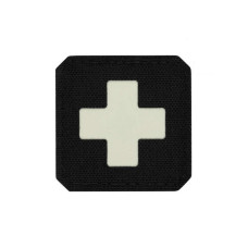 M-Tac нашивка Medic Cross Laser Cut Black/GID