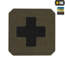 M-Tac нашивка Medic Cross Laser Cut Ranger Green/Black