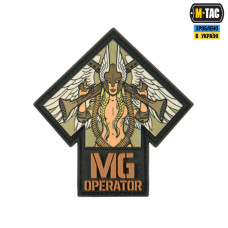 M-Tac нашивка MG Operator 3D PVC Black/Coyote