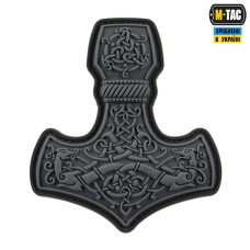 M-Tac нашивка Mjölnir Large PVC Grey