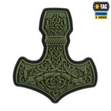 M-Tac нашивка Mjölnir Large PVC Olive