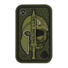 M-Tac нашивка Molon Labe Ace 3D PVC Olive
