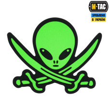 M-Tac нашивка НЛО оператор GID Black/Green