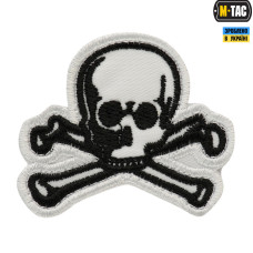 M-Tac нашивка Old Skull белая