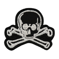 M-Tac нашивка Old Skull чорна