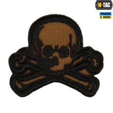 M-Tac нашивка Old Skull койот/черный