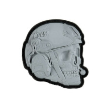 M-Tac нашивка Operator 3D PVC Grey