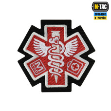 M-Tac нашивка Paramedic (вишивка) Black