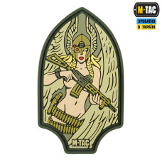 M-Tac нашивка Піка Валькірія PVC olive