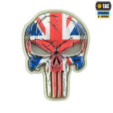 M-Tac нашивка Punisher Британія GID