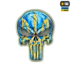 M-Tac нашивка Punisher Тризуб GID