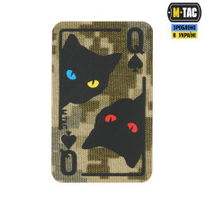 M-Tac нашивка Queen of spades MM14/Black