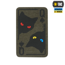 M-Tac нашивка Queen of spades Ranger Green/Black