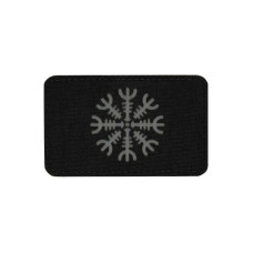 M-Tac нашивка Шлем Ужаса горизонтальная Laser Cut Black/Grey